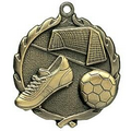 Medal, "Soccer" Wreath - 2-1/2" Dia.